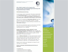 Tablet Screenshot of datenbankprogrammierung-berlin.de